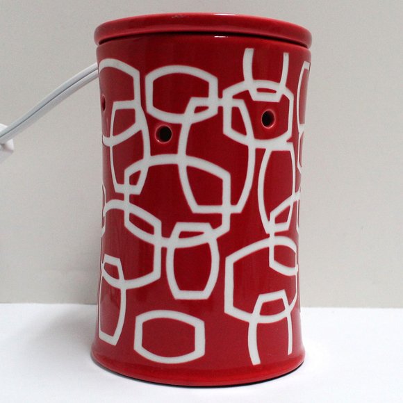 Red & White Scentsy Electric Corded Wax Warmer - Picture 5 of 14